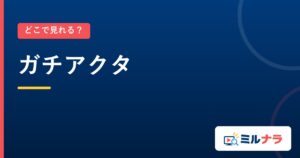 ガチアクタ｜どこで見れる？