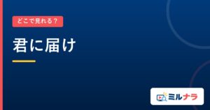 君に届け｜どこで見れる？