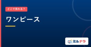 ワンピース｜どこで見れる？