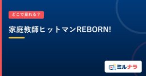 家庭教師ヒットマンREBORN!｜どこで見れる？